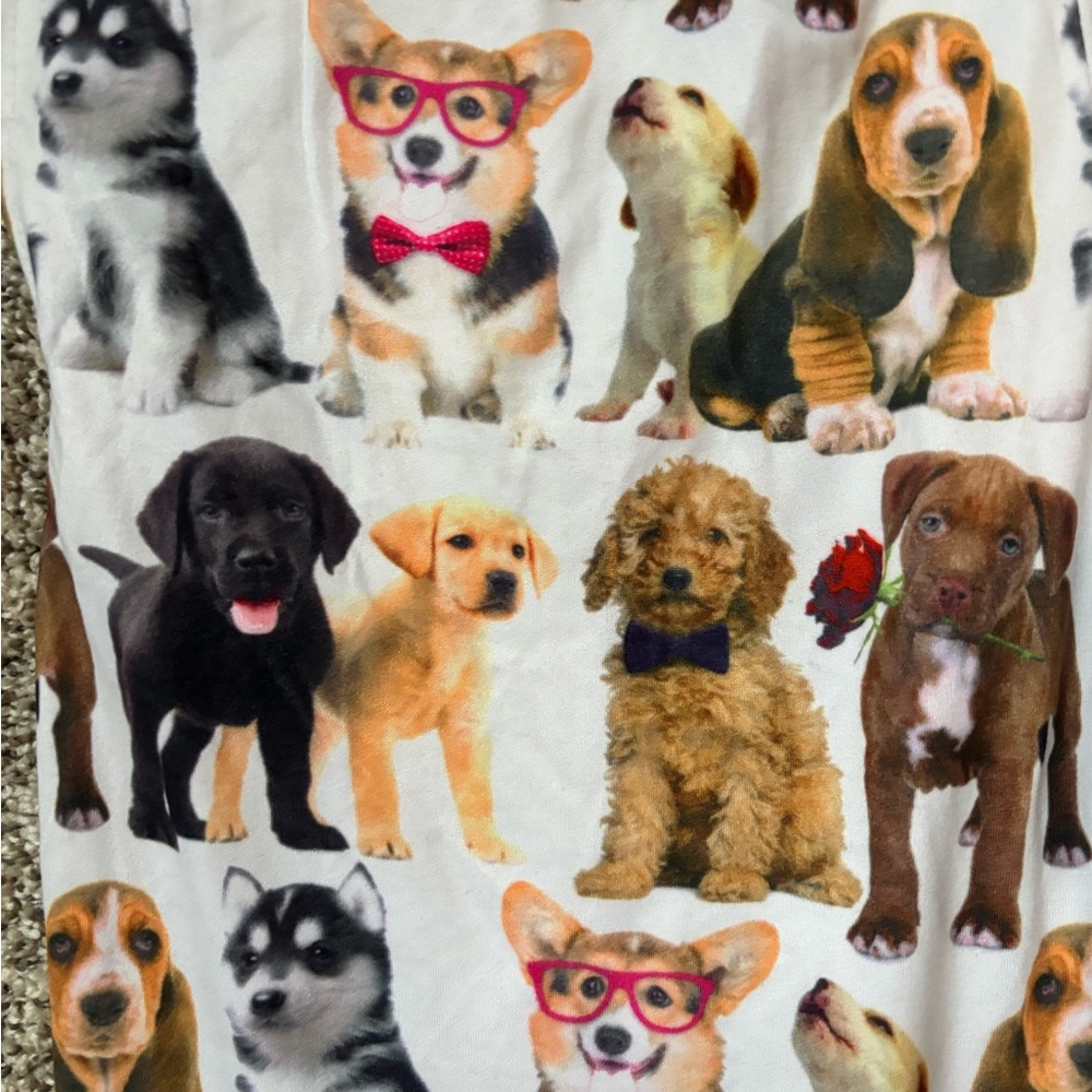 Dog Print Pajama Pants - Picture 3 of 4
